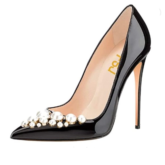 FSJ Shoes - FSJ Pointed Toe Pumps High Heel Sexy Stilettos Slip On Office Cute Evening Shoes